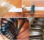Cinta anti del resbalón/pisada anti para las escaleras, cinta adhesiva abrasiva anti impermeable del piso resbaladizo, seguridad anti del resbalón del piso resbaladizo del resplandor