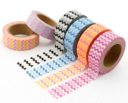 Prenda impermeable 50gsm de papel del papel de Washi/del papel de arroz/del papel adhesivo que enmascara la etiqueta engomada adhesiva pegajosa de la cinta adhesiva decorativa