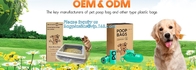 La basura plástica del impulso inútil abonable de Logo Printed Colorful Pet Dog empaqueta el 100% biodegradable, bagplastics, bagease, pac