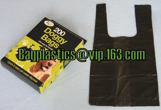bolsos biodegradables del maíz del impulso del perro con el dispensador, bolso de la basura del perro casero, perrito plástico, Pri degradable del bolso del impulso del perro del portador del animal doméstico