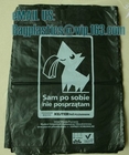 El impulso inútil del bolso del perro Tierra-amistoso empaqueta el bolso biodegradable al por mayor impreso aduana del impulso del perro casero, BAGPLASTICS, BAGEASE, PA