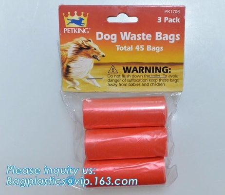 Tenedor de los bolsos del impulso de la basura del perro del silicón para el bolso de la basura del impulso del perro casero, impulso durable del perro de la venta del bolso inútil especial al por mayor PE del animal doméstico