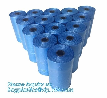 Bolso de limpieza de la basura del impulso del perro del animal doméstico, bolso inútil de consumición de los accesorios de la botella del perro del impulso del animal doméstico biodegradable de los bolsos, bagease, bagpac