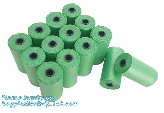 Bolso de limpieza de la basura del impulso del perro del animal doméstico, bolso inútil de consumición de los accesorios de la botella del perro del impulso del animal doméstico biodegradable de los bolsos, bagease, bagpac