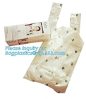 El panal plástico del bebé del HDPE de alta calidad perfumado abonable biodegradable despide las bolsas de pañales del bebé con las manijas del lazo, bagease