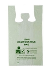bolso plástico con olor del polvo, bolso disponible del panal del pañal del bebé de encargo biodegradable, pac del saco del pañal del bolso de la forma de la camiseta