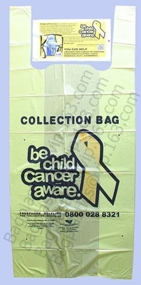 Bolsos de colección abonablees de la donación de la caridad, sacos de la colección, sacos de la donación, bolsos del fondo de la caridad, donando la ropa, Sho