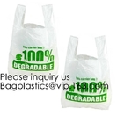 Los bolsos de basura abonablees del 100%, lazo fácil, caben los botes de basura de 4-6 galones, 100 cuenta, pequeños bolsos de basura de la cocina, basura empaquetan bio