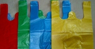 Bolsos de basura del Manija-lazo de la cocina, bolsos que hacen compras plásticos reciclables con las partes inferiores planas, bolsos de compras reutilizables, Bagease