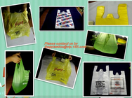 100 bolsos que hacen compras biodegradables abonablees - ultramarinos de Carry Bags For Trash Or del estilo de la camiseta - fuertes llevan a cabo 25 libras de lazo ha