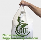 Bolsos disponibles completamente abonablees biodegradables del PLA PBAT Poo del almidón de maíz del bolso abonable del almidón de maíz, sacos, empaquetando