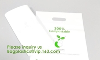 El estiércol vegetal amistoso del hogar de la autorización EN13432 de Eco certificó el bolso plástico abonable biodegradable del chaleco de la camiseta del 100% para hacer compras