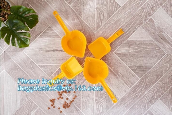 Cuchara de Cat Pet Food Shovel Scoop del perro, 500ml y 250ml rotura durable - cuchara resistente del cuenco del alimento para animales con el clip del bolso, cucharada