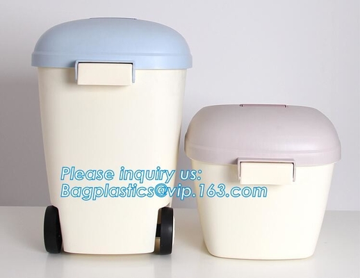 Envases de alimento para animales plásticos de alta calidad para 50L, semilla grande 30L de la alimentación de Cat Animal Storage Bin Dry del perro del envase del alimento para animales