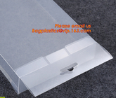 Caja suave para el cepillo que empaqueta, caja plástica del plegamiento del pliegue del plástico transparente del OEM del doblez del rectángulo del PVC de las cajas plásticas que empaqueta el picovoltio