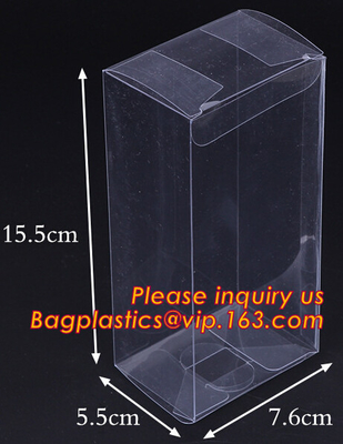 Caja eléctrica de papel del negro del teléfono del oído del vinilo del producto, caja plástica, plast claro transparente de la caja de zapatos plástica de la caja plástica del pvc