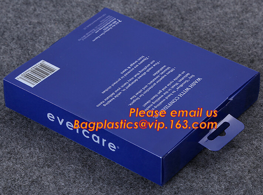 Caja transparente de encargo del envase de plástico para los accesorios del teléfono celular y caja plástica de empaquetado para el teléfono