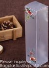 caja clara para la caja plástica del ANIMAL DOMÉSTICO de la caja plástica de la caja de ventana del caso del smartphone para los auriculares, caja plástica del ANIMAL DOMÉSTICO de la caja del animal doméstico de la caja de ventana