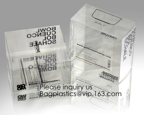 La caja de ventana PP encajona alternativas especiales de la caja de los PP que arrugan a las alternativas de la caja de regalo al bagplastics claro de la caja del ANIMAL DOMÉSTICO de la caja de papel
