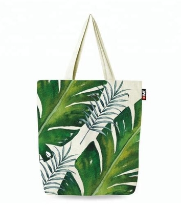 La lona de algodón llana blanca y negra al por mayor maneja la bolsa de asas negra de la lona, bolso natural en blanco de la lona de algodón sin logotipo