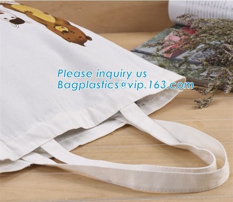 la bolsa de asas durable del algodón de la manija de la cuerda de la cera, bagease colorido al por mayor barato pac de Tote Bag del algodón de la lona del bolso de compras de la manija