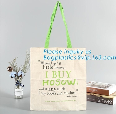 la bolsa de asas durable del algodón de la manija de la cuerda de la cera, bagease colorido al por mayor barato pac de Tote Bag del algodón de la lona del bolso de compras de la manija