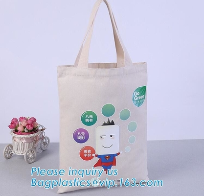 la bolsa de asas durable del algodón de la manija de la cuerda de la cera, bagease colorido al por mayor barato pac de Tote Bag del algodón de la lona del bolso de compras de la manija
