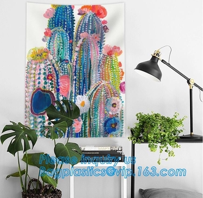 Tapiz decorativo impreso de encargo de la tapicería de la mandala del hippie, tapestr bohemio de la pared del hippie de la mandala de la decoración casera al por mayor