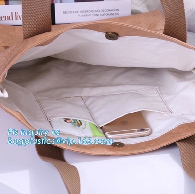 Bolsa de papel de TYvek, bolsa de papel resistente de agua, bolso de compras de encargo del totalizador de Tyvek, totalizador plegable del bolso de la bolsa de asas promocional del tyvek