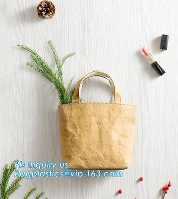 Bolso de encargo material de la mujer de Du Pont Tyvek, bolso del tyvek del fashional, bagease del bolso de la señora de la moda del papel del tyvek bagplastic