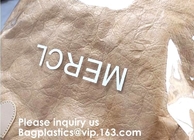 Bolso de lazo de papel portátil original de Tyvek ToteBag Du Pont de la capacidad grande del rosa del diseño que hace compras, Bagease, Bagplastics