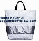 Tote Toiletry Bag Eco Friendly recicló el rasgón Tyvek grande resistente Tote Zipper Shopping Bag With Logo Custom de la prenda impermeable