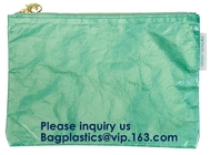 La prenda impermeable de la moda lleva - el bolso cosmético para las mujeres, Bagease, Bagplas de la cremallera reutilizable respirable amistosa resistente de Eco Tyvek