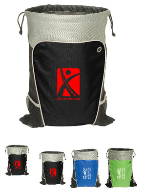 Una bolsa de nylon de la cremallera de la mochila del lazo de la honda de los caminantes de BAGEASE.CN ata una honda, Liberty Bag Water-Resistant Drawstring