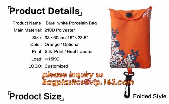 Poliéster MÁS GRANDE QUE LO NORMAL Eco Tote Bag grande que hace compras de la camiseta 201D de la CAPACIDAD del poliéster resistente durable vegetal de Oxford