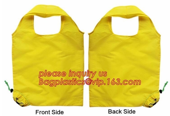 Bolso que hace compras plegable no tejido reciclable de los PP, poliéster Tote Bag, poliéster Tote Bag Manufacturer And Expo de Eco de 600 negadores