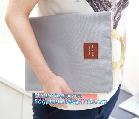 Bolso de nylon de alta calidad para las mujeres, bolso de nylon del ordenador portátil de la prenda impermeable del negocio de la fabricación del ordenador portátil con Front Pocket para 13 13,3 I