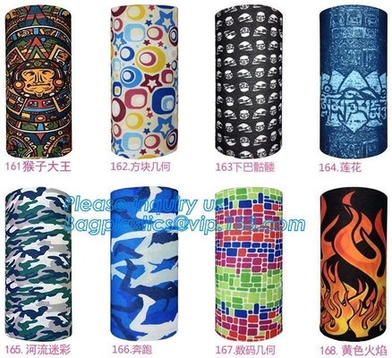 Pañuelo cuadrado del poliéster, bandanas multifuncionales hechos a mano de encargo al por mayor del headwear de los deportes, bufanda digital del poliéster de la impresión