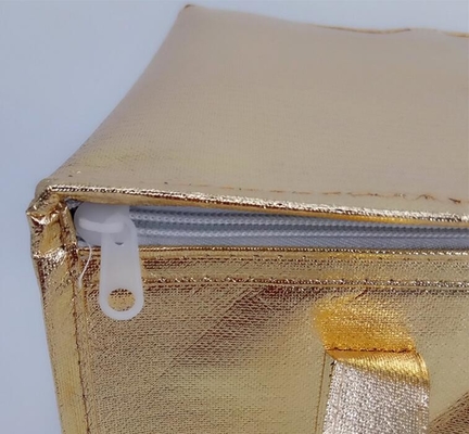 una tela más fresca del aislamiento térmico del bolso para el refrigerador empaqueta un bolso más fresco de la familia de la comida campestre al por mayor del tama o, luz reutilizable resistente