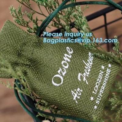 bolsa de lino de la joyería/bolso de lazo de lino/bolso del yute, bolso de empaquetado modificado para requisitos particulares del yute del lazo del vino del yute de la arpillera del regalo del cáñamo