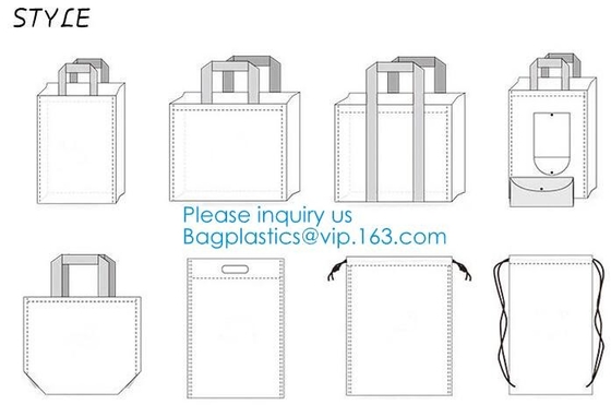 Promocional/publicidad empaqueta los bolsos que bolsa el bolso del sorteo de los bolsos del regalo, ultramarinos Tote Tradeshow Bag de la botella de vino