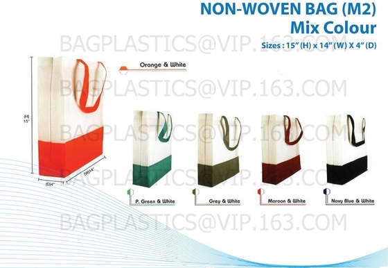 la tela no tejida de encargo lleva el bolso, bolso no tejido reciclable, bolso de compras no tejido del bolso, bolso no tejido del polipropileno, no