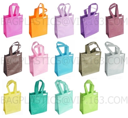 Bolso no tejido promocional modificado para requisitos particulares respetuoso del medio ambiente/bolso que hace compras no tejido/Tote Bag no tejido laminado, BAGPLASTICS, BAGE