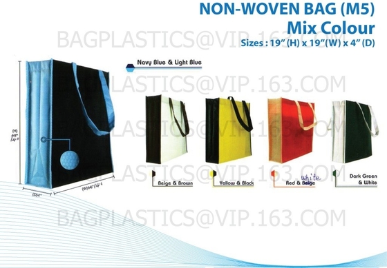 Cincha de encargo barata ningunos bolsos no tejidos mínimos de la mochila del cierre de tira, producción P-P Non Woven Bag reciclable, BAGEASE del OEM