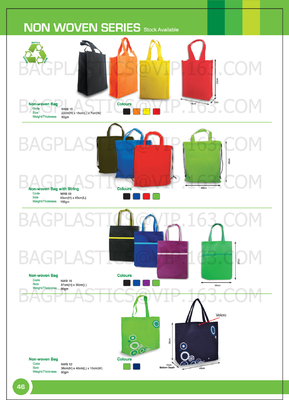 Al por mayor recicle el bolso no tejido del bolso, totalizador colorido de encargo que hace compras bolso no tejido, envío y dirección del ultramarinos del precio bajo de la buena calidad