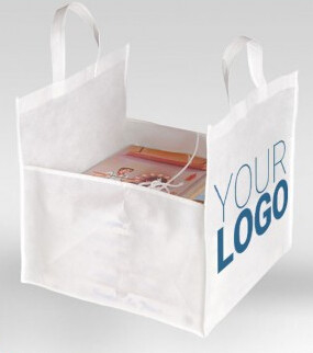 Bolso de compras no tejido barato de gran tamaño reutilizable del bolso del bolso de ultramarinos, Tote Shoppin no tejido barato plegable promocional de encargo