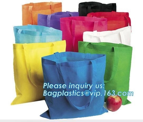 No tejidos modificada para requisitos particulares promocionales reciclan el bolso no tejido de los PP, ropa impresa plegable Tote Fabric Re barato del regalo promocional