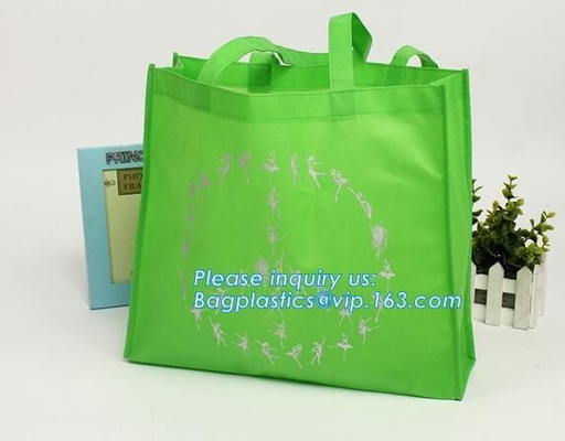 El nuevo bolso entero reciclable del barato 100% soldó el bolso no tejido hecho a máquina de los PP en caliente con la tira, bagplastics, bagease, pak, paquete