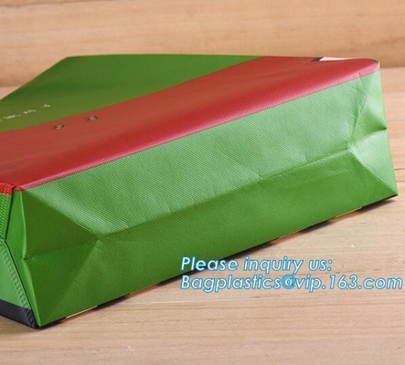 El nuevo bolso entero reciclable del barato 100% soldó el bolso no tejido hecho a máquina de los PP en caliente con la tira, bagplastics, bagease, pak, paquete