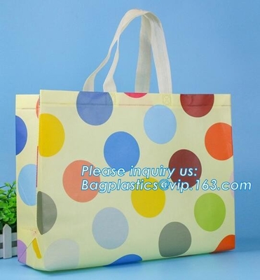 Bolsos no tejidos reutilizables al por mayor de Tote Shopping en Dubai, bolso no tejido del laser de la moda con la impresión modificada para requisitos particulares metálica